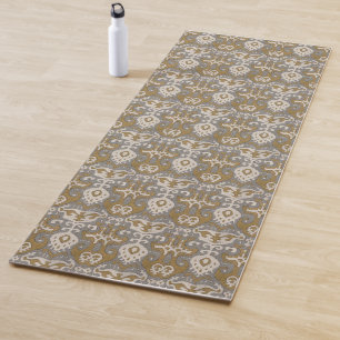 Ockerhaltiges Ikat II Yogamatte