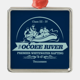 Ocoee River (Rafting2) Ornament Aus Metall