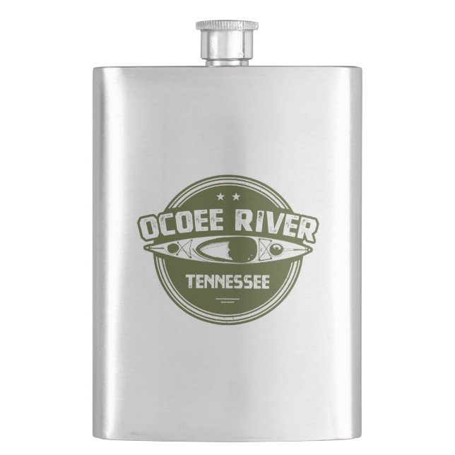 Ocoee River, Tennessee Flachmann (Vorderseite)