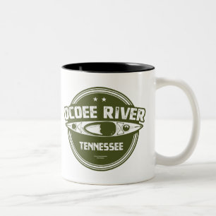 Ocoee River, Tennessee Zweifarbige Tasse