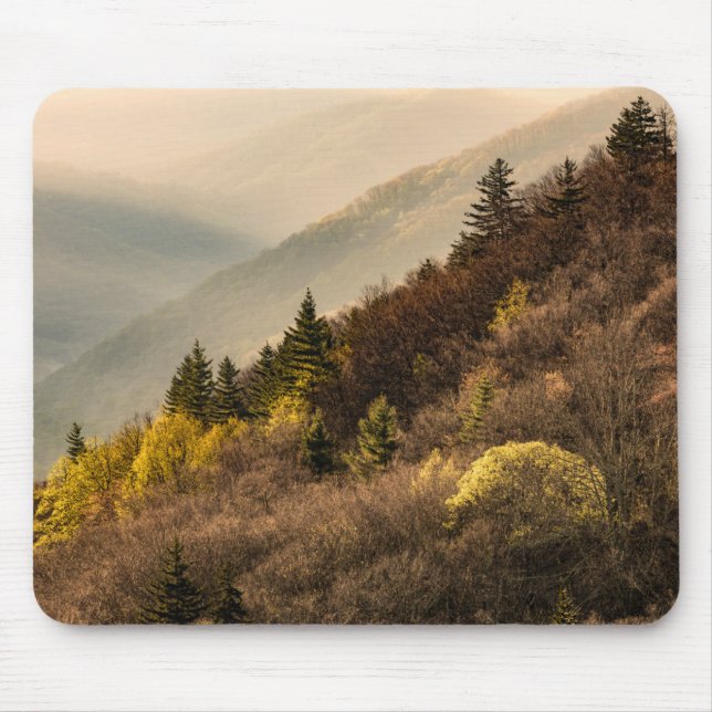 Oconaluftee Valley Aussicht | North Carolina Mousepad (Vorne)