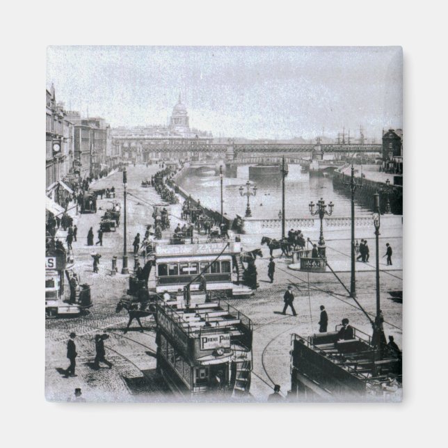 O'Connell Bridge and River Liffey, Dublin Magnet (Vorne)