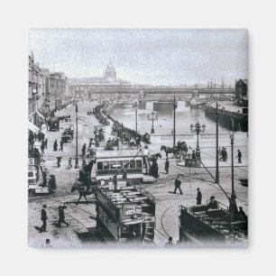 O'Connell-Brücke und der Fluss Liffey, Dublin Magnet
