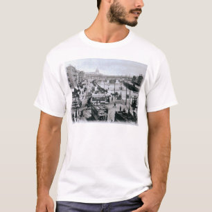 O'Connell-Brücke und der Fluss Liffey, Dublin T-Shirt