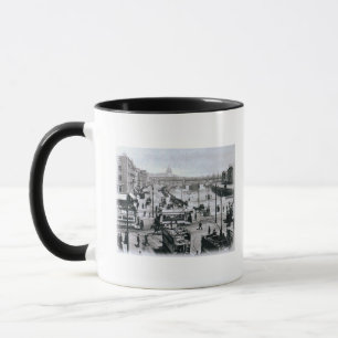 O'Connell-Brücke und der Fluss Liffey, Dublin Tasse