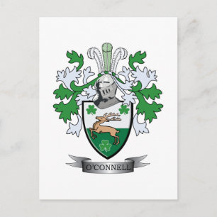 O'Connell-Wappen Postkarte