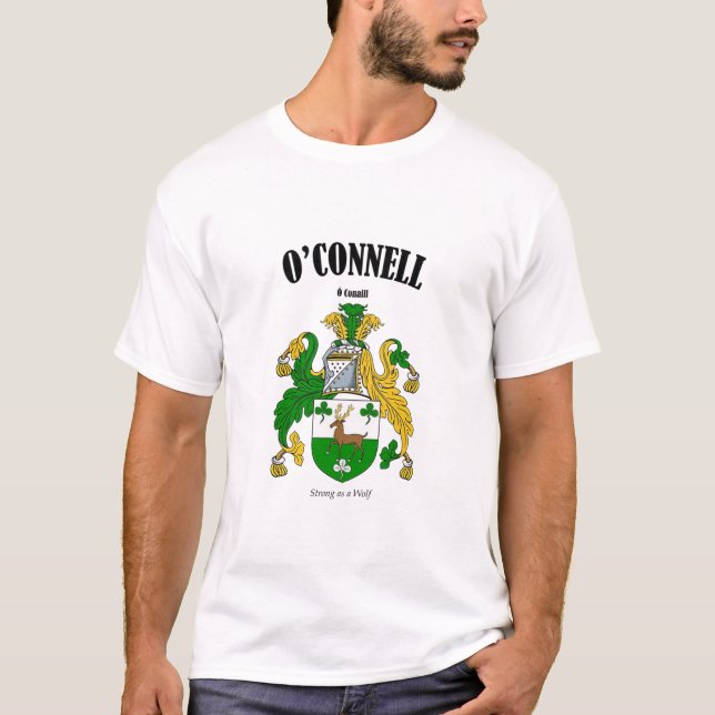 O'CONNELL Wappen Translation & Meaning T-Shirt (Vorderseite)