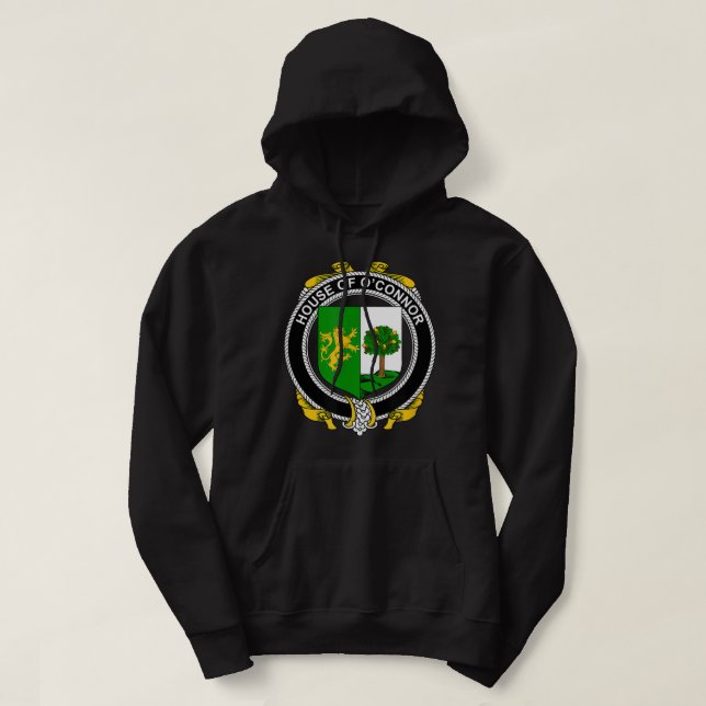 O'Connor Coat of Arms Familienwappen Hoodie (Design vorne)