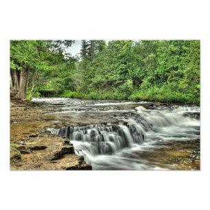 Ocqueoc Fälle, Michigan Fotodruck