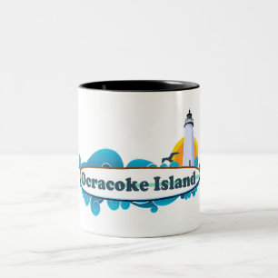 Ocracoke Insel Zweifarbige Tasse