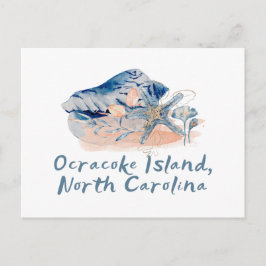 Ocracoke Island Seashells Postkarte