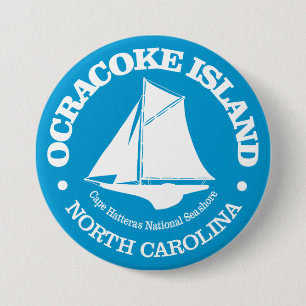 Ocracoke Island (Sloop) Button