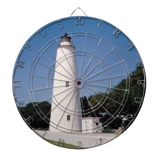 Ocracoke-Leuchtturm Dartscheibe (vorne)
