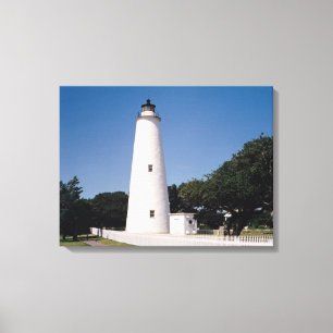 Ocracoke-Leuchtturm Leinwanddruck