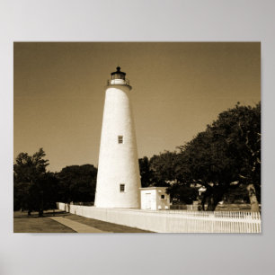 Ocracoke-Leuchtturm Poster