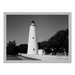 Ocracoke Leuchtturm Poster