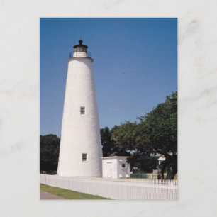 Ocracoke Leuchtturm Postkarte