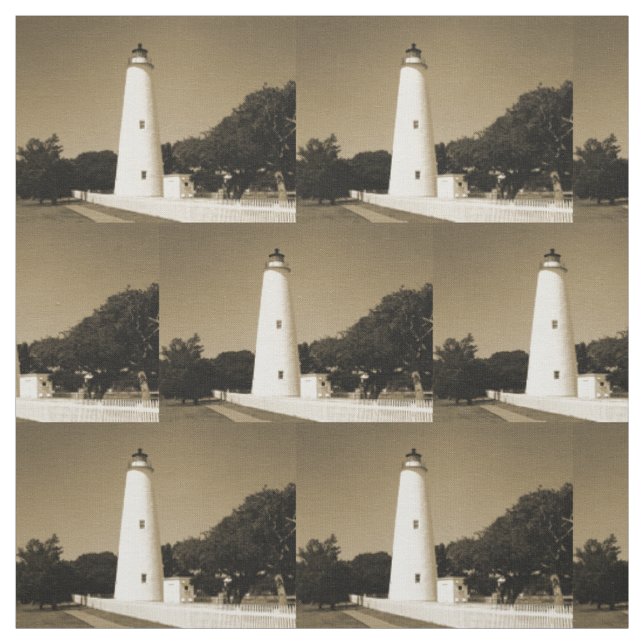 Ocracoke-Leuchtturm Stoff (Muster)