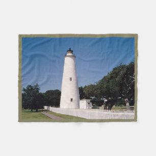 Ocracoke Lighthouse Fleecedecke