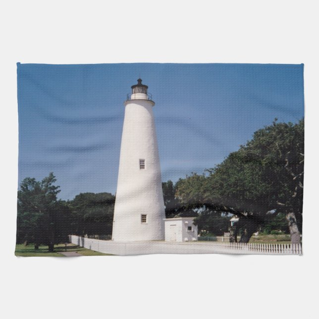 Ocracoke Lighthouse Handtuch (Horizontal)