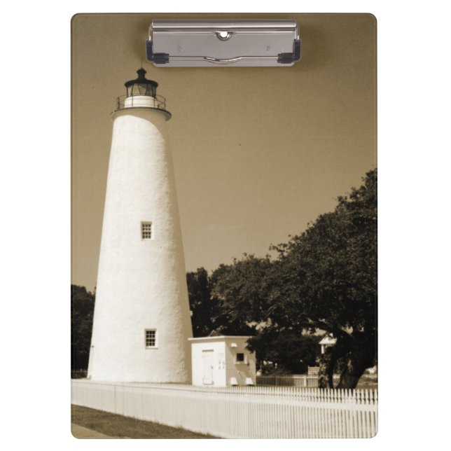 Ocracoke Lighthouse Klemmbrett (Vorderseite)