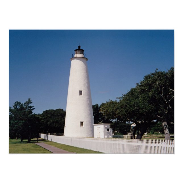 Ocracoke Lighthouse Poster (Vorderseite)