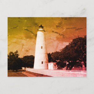 Ocracoke Lighthouse Postkarte