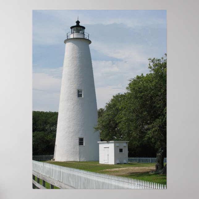 Ocracoke, North Carolina Leuchtturm Print Poster (Vorne)