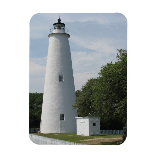 Ocracoke, North Carolina Lighthouse Magnet (Vertikal)