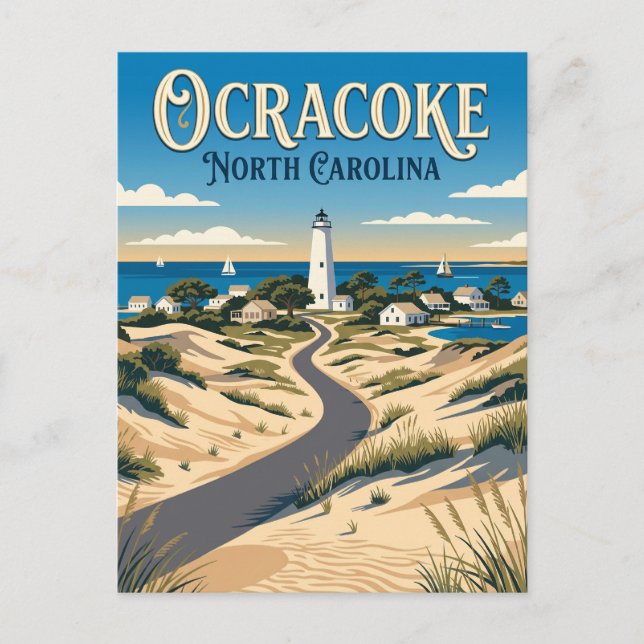 Ocracoke USA remains the same as it is a proper no Postkarte (Vorderseite)
