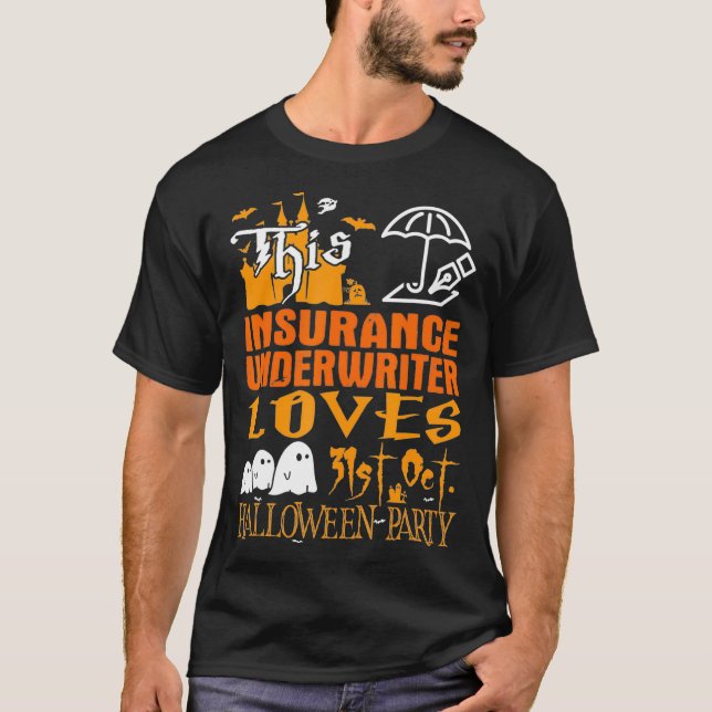 Oct Hallowee, Lieben des Versicherungsunternehmens T-Shirt (Vorderseite)