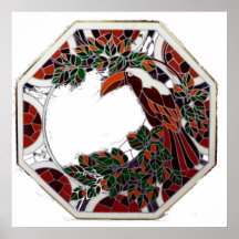 Octagon Toucan Wall Art aus dem Gästehaus Usual