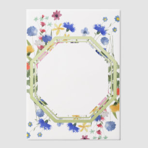 Octagon Wildblume Cover Sheet