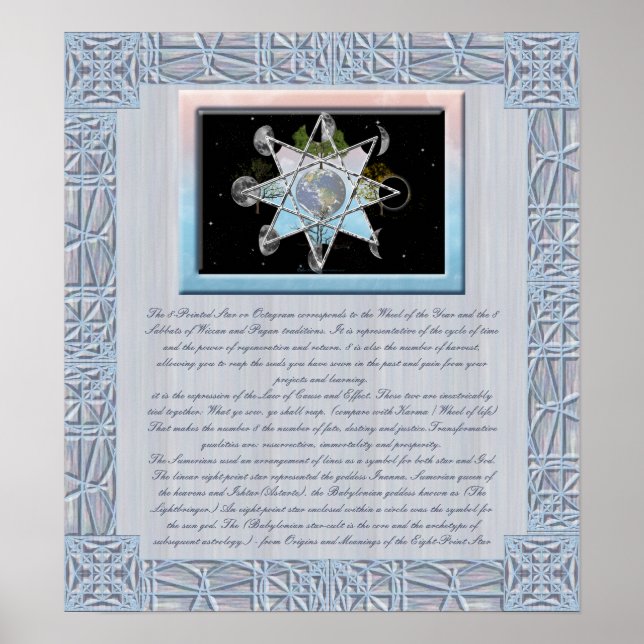 Octagram Informations-Poster Poster (Vorne)