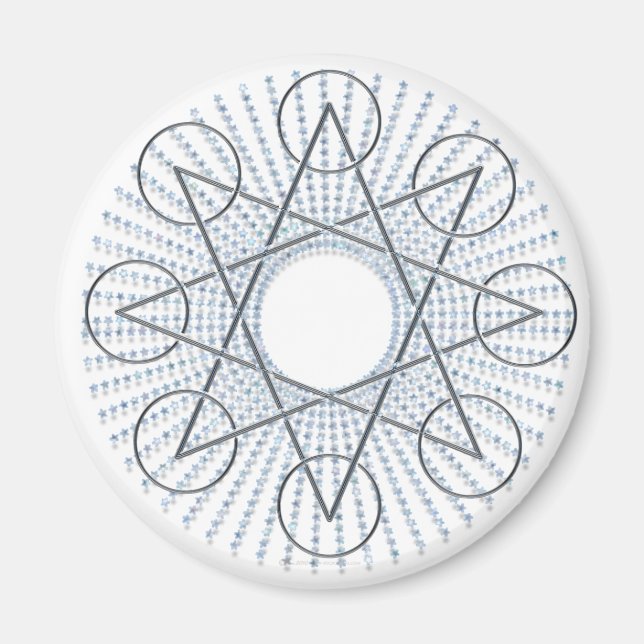 Octagram Stars Magnet (Vorne)