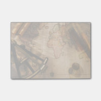 Octant, Kompass und Teleskop auf Seekarte