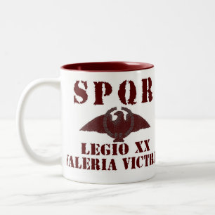 Octavian/Augustus Helden20. römische Legions-Tasse Zweifarbige Tasse