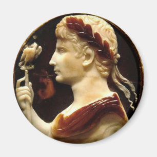 Octavian Augustus Roman Kaiser Cameo Lothar Cross Magnet