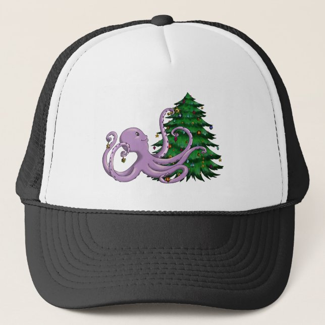 Octi Baum Truckerkappe (Vorderseite)