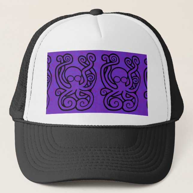 Octo-Doodle-Pus Truckerkappe (Vorderseite)