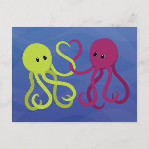 Octo-Liebe Postkarte