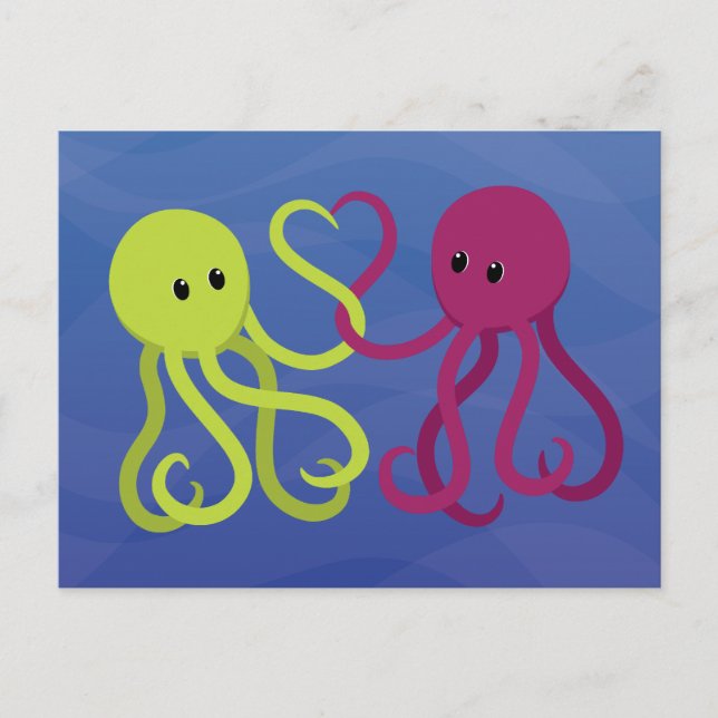 Octo-Liebe Postkarte (Vorderseite)