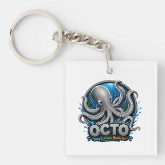 Octo Oktopus – Bleib neugierig. Erreiche weit. Schlüsselanhänger