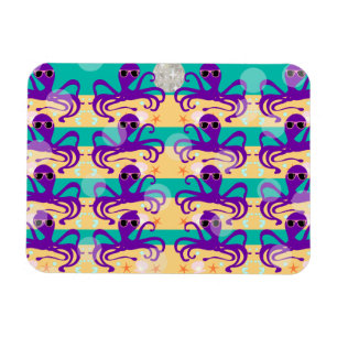 Octo-Party-Oktopus-Muster Magnet