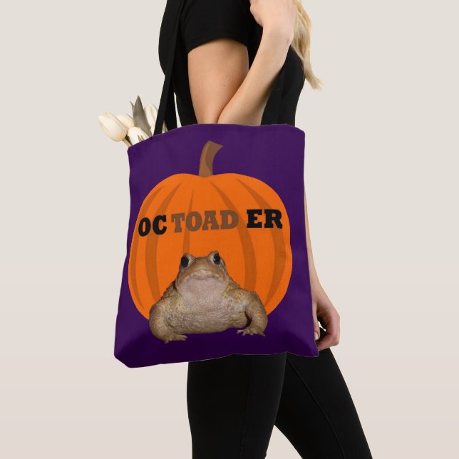 Octoader Halloween-Wortspiel mit Kröten-Urlaubsspa (Von Nahem)