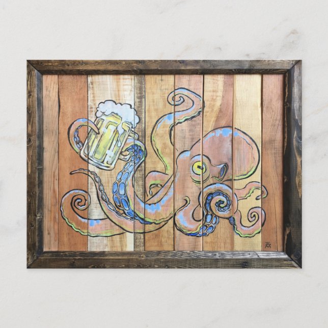 OctoBeer Postkarte (Vorderseite)