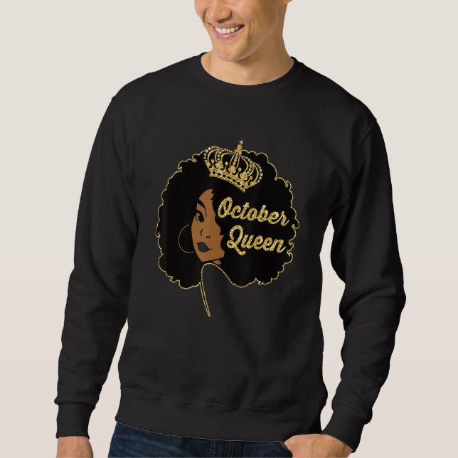 October Black Queen Shirt October Queen (Vorderseite)