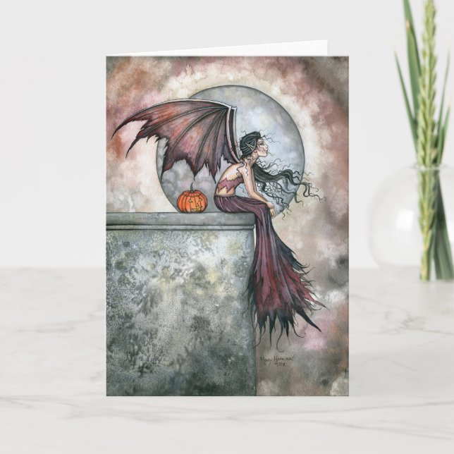 October Dreams Vampire Gothic Fairy Card Karte (Vorderseite)