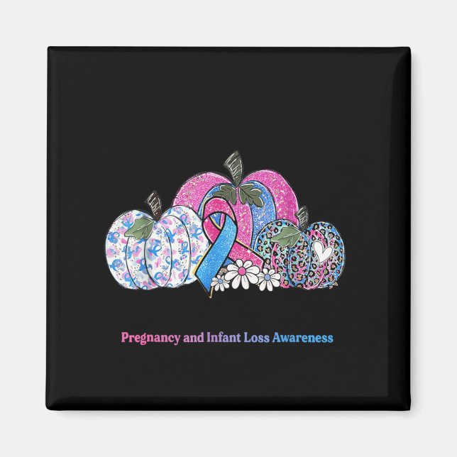 October We Wear Nk &amp; Blue Pregnancy Infant Los Magnet (Vorne)