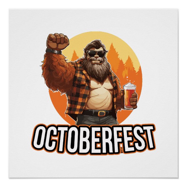 Octoberfest Bigfoot Poster (Vorderseite)